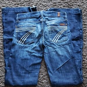 Womens 7 for all mankind jeans